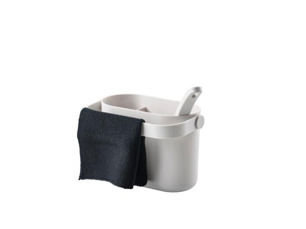 bitz Zone Circular Dishwashing set 22 x 12 5 x 14 8 cm Warm Grey