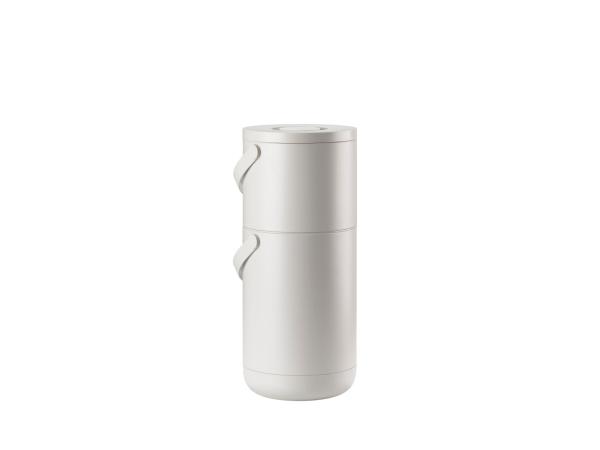bitz Zone Circular Waste bin Dia 31 5 x 65 5 cm 22+12 liter Warm Grey