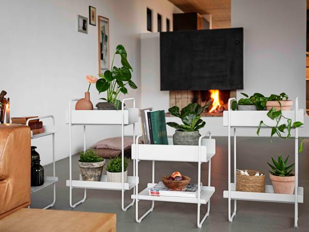Bitz Zone Denmark A-Console Table Console Table 48 X 35 6 X 55 5 Cm Soft Grey