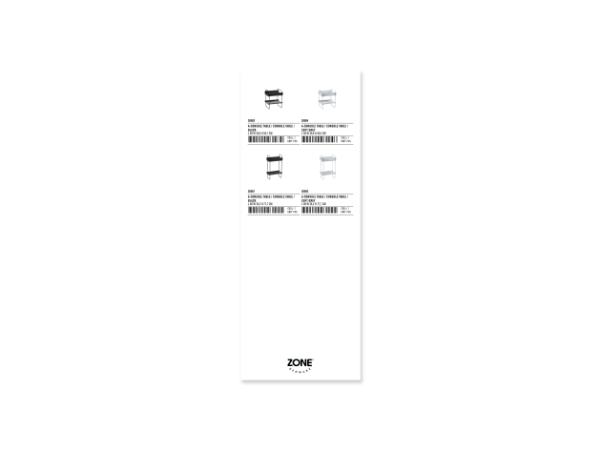 Bitz Zone Denmark A-Console Table Product Sign Retail EN 8 5 X 22 Cm