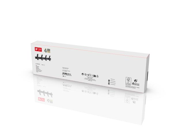 Bitz Zone Denmark A-Rack Coat Rack 40 X 5 X 11 Cm Black