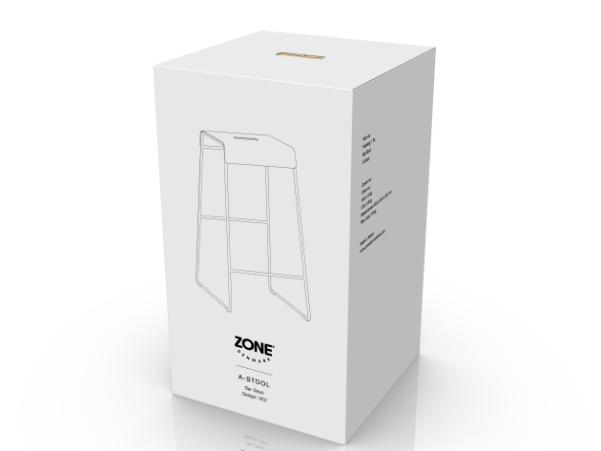 Bitz Zone Denmark A-Stool Bar Stool 38 X 38 X 65 Cm Black