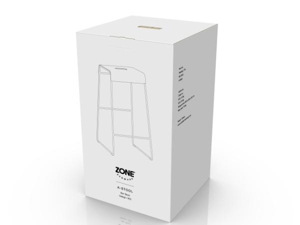 Bitz Zone Denmark A-Stool Bar Stool 38 X 38 X 65 Cm Black