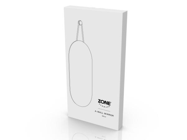 Bitz Zone Denmark A-Wall Mirror Wall Mirror 60 X 30 Cm Black