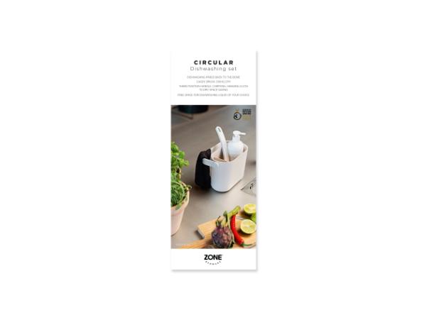 Bitz Zone Denmark Circular Dishwashing Set Product Sign Retail EN 8 5 X 22 Cm