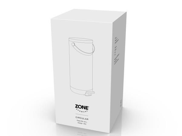 Bitz Zone Denmark Circular Pedal Bin Dia 29 62 X 65 1 Cm 35 Liter Warm Grey