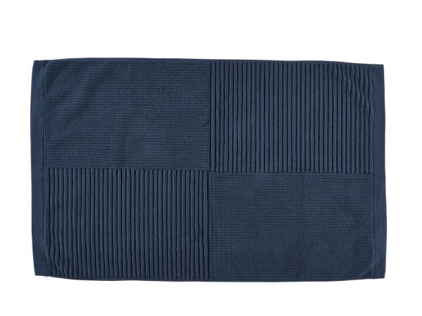 bitz Zone Denmark Classic Bath mat 80 x 50 cm Dark Blue