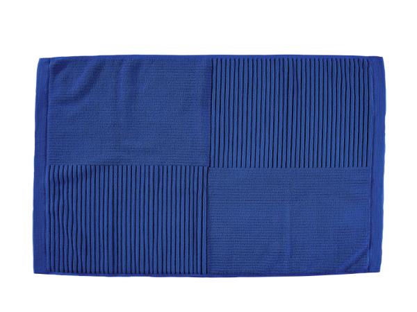 bitz Zone Denmark Classic Bath mat 80 x 50 cm Indigo Blue