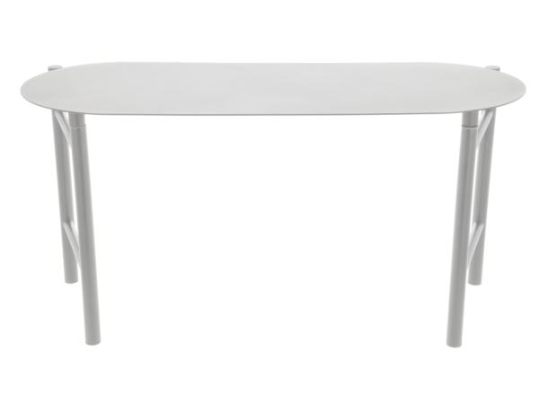 bitz Zone Denmark Disc Bench 90 x 33 x 45 cm Soft Grey
