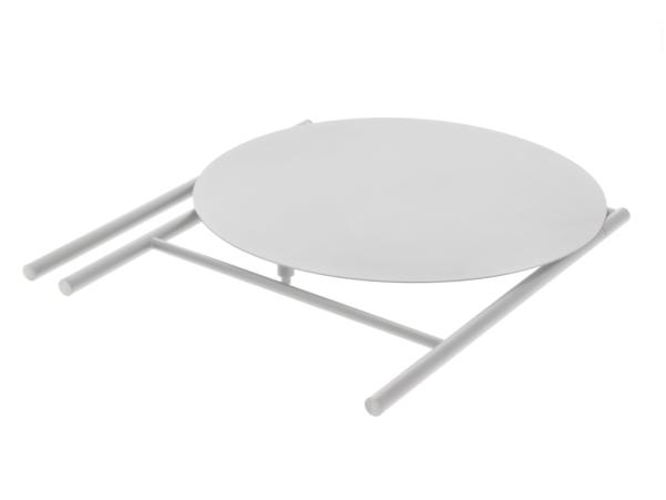 Bitz Zone Denmark Disc Table Dia 70 X 72 Cm Soft Grey