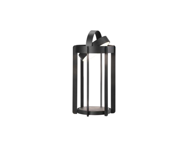 Bitz Zone Denmark Firefly Lantern LED Dia 19 X 30 Cm Black