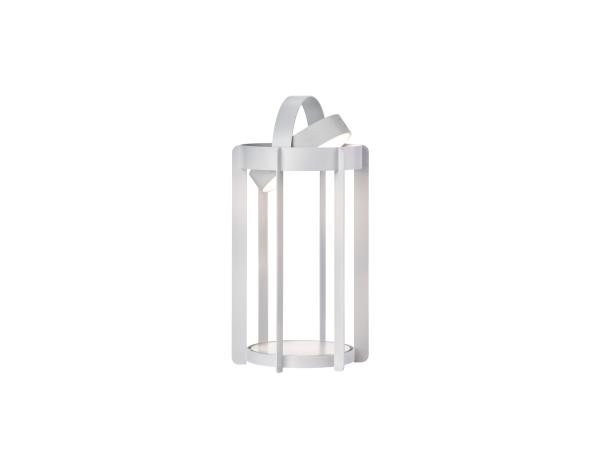 Bitz Zone Denmark Firefly Lantern LED Dia 19 X 30 Cm Soft Grey