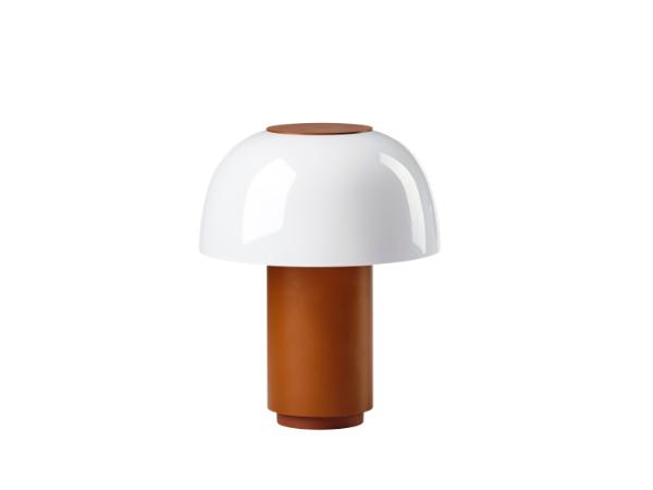 bitz Zone Denmark Harvest Moon Lamp Dia 18 x 22 cm Terracotta