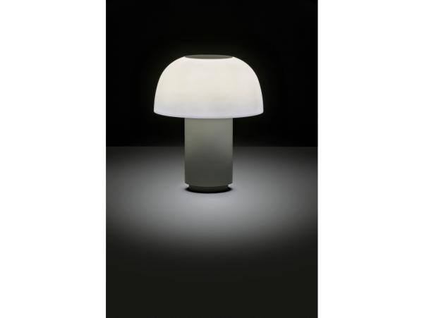 Bitz Zone Denmark Harvest Moon Lamp Dia 18 X 22 Cm Warm Grey