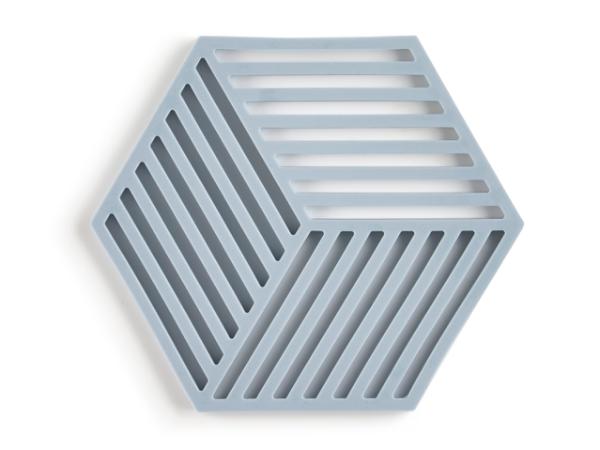 bitz Zone Denmark Hexagon Trivet 16 x 14 x 0.9 cm Sky