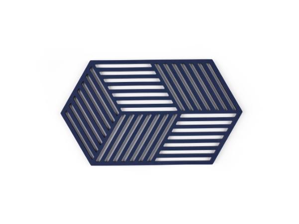 Bitz Zone Denmark Hexagon Trivet 24 X 14 X 0 9 Cm Midnight