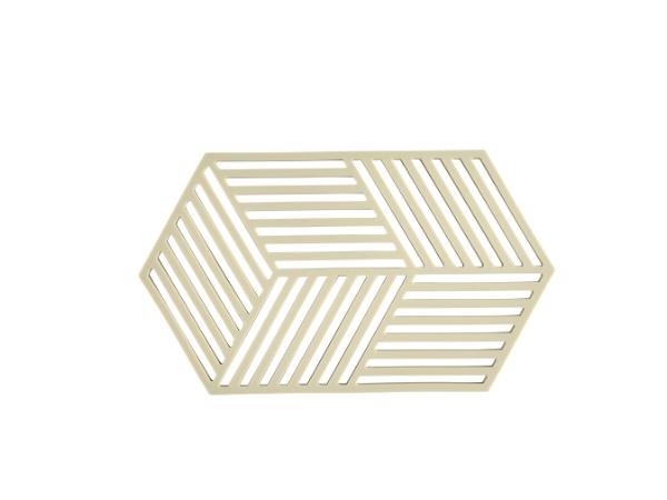 bitz Zone Denmark Hexagon Trivet 24 x 14 x 0.9 cm Pear
