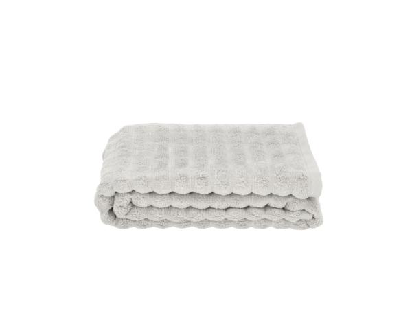 bitz Zone Denmark Inu Bath towel 140 x 70 cm Soft Grey