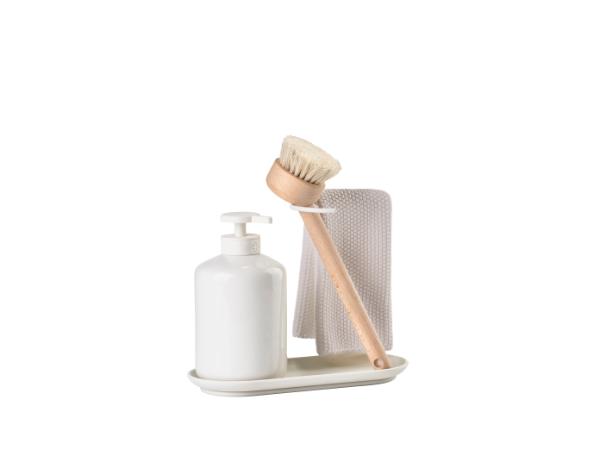 bitz Zone Denmark Inu Dishwashing set 20.2 x 8.8 x 21 cm Offwhite