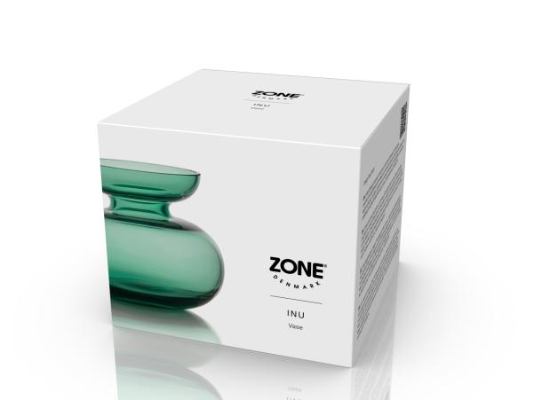 Bitz Zone Denmark Inu Vase Dia 11 X 9 Cm Moss Green