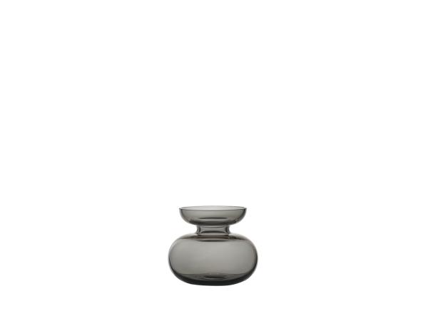 bitz Zone Denmark Inu Vase Dia 11 x 9 cm Smoked Grey