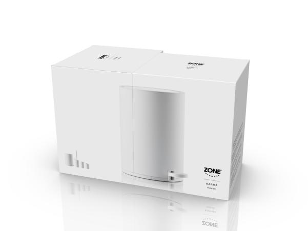 Bitz Zone Denmark Karma Pedal Bin Dia 18 1 X 26 3 Cm 3 Liter White