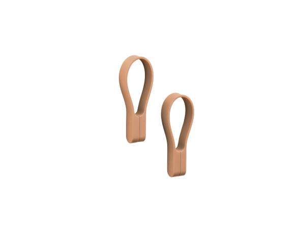 bitz Zone Denmark Loop magnet Towel strap 9 cm 2 pcs Mandarine