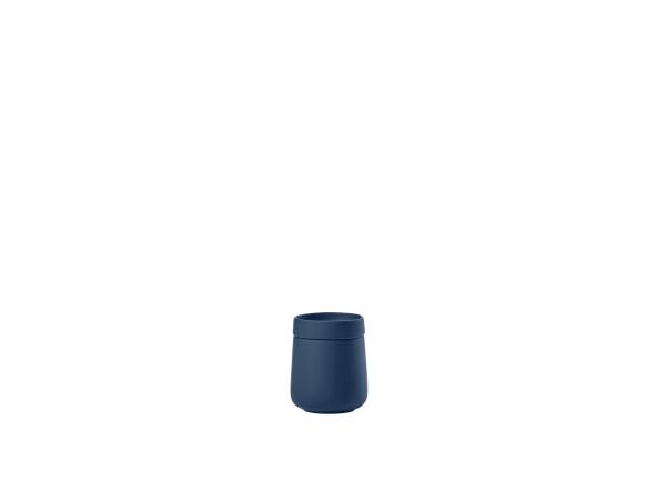BITZ Zone Denmark Nova One Jar with lid Dia 8 4 x 10 cm 290 ml Royal Blue