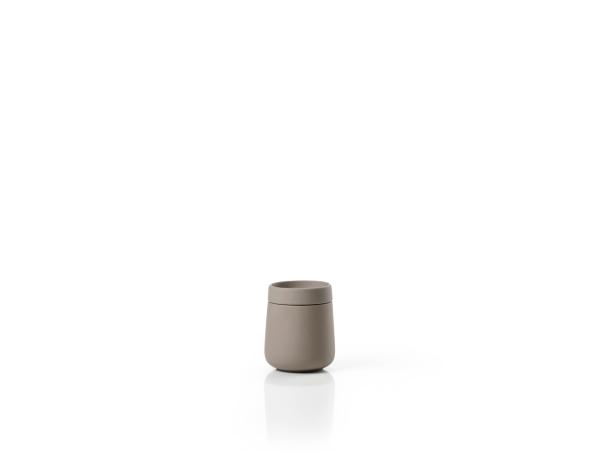 Bitz Zone Denmark Nova One Jar With Lid Dia 8 4 X 10 Cm 290 Ml Taupe