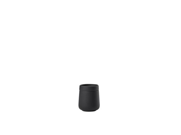 bitz Zone Denmark Nova One Jar with lid Dia 8 4 x 10 cm 290 ml Black