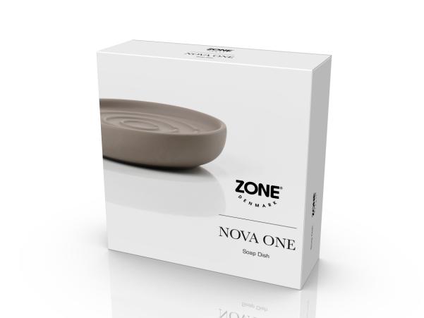 Bitz Zone Denmark Nova One Soap Dish Dia 11 X 2.5 Cm Taupe