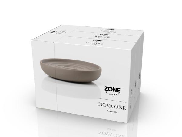 Bitz Zone Denmark Nova One Soap Dish Dia 11 X 2.5 Cm Taupe