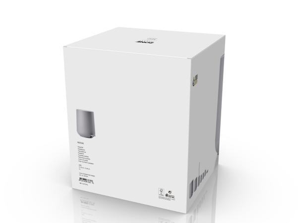 Bitz Zone Denmark Nova Pedal Bin Dia 23 X 29 Cm 5 Liter Gull Grey