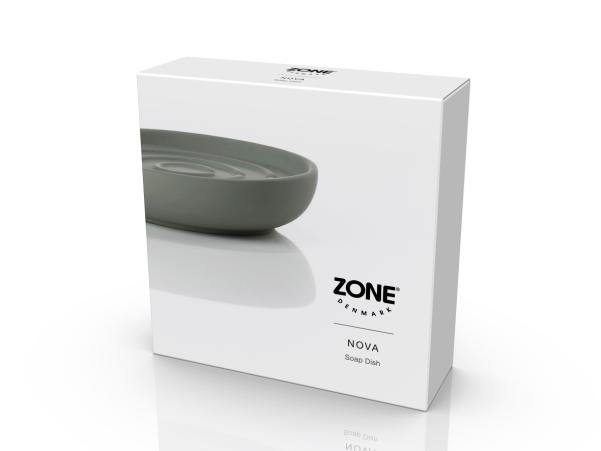 Bitz Zone Denmark Nova Soap Dish Dia 11 X 2.5 Cm Olive Green