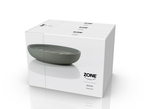 Bitz Zone Denmark Nova Soap Dish Dia 11 X 2.5 Cm Olive Green