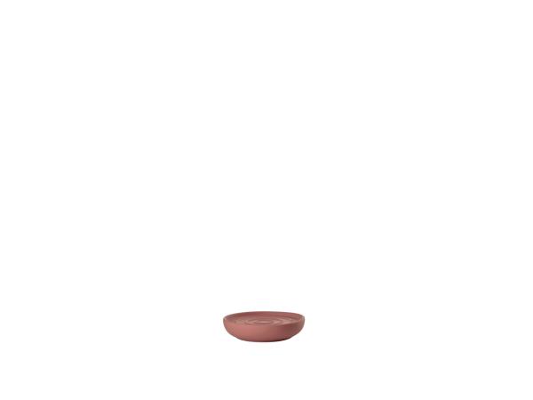 bitz Zone Denmark Nova Soap dish Dia 11 x 2 5 cm Peach Red