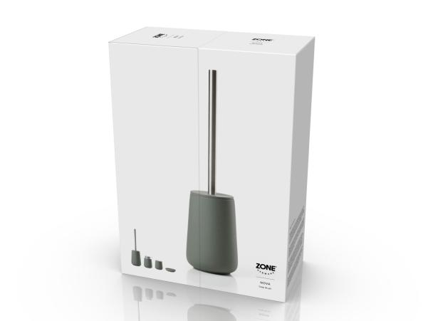Bitz Zone Denmark Nova Toilet Brush Dia 10.3 X 37 Cm Olive Green