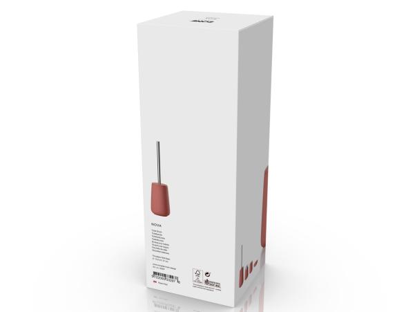 Bitz Zone Denmark Nova Toilet Brush Dia 10 3 X 37 Cm Peach Red