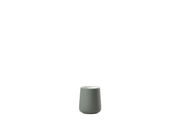 bitz Zone Denmark Nova Toothbrush Mug Dia 8 x 10 cm Olive green