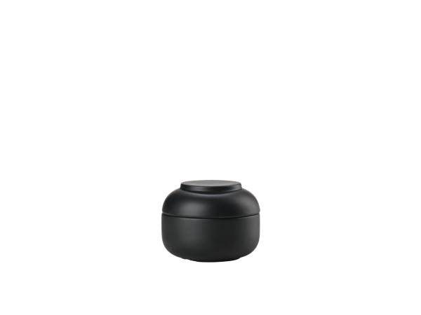bitz Zone Denmark Sensu Jar with lid Dia 10 x 7 5 cm Black