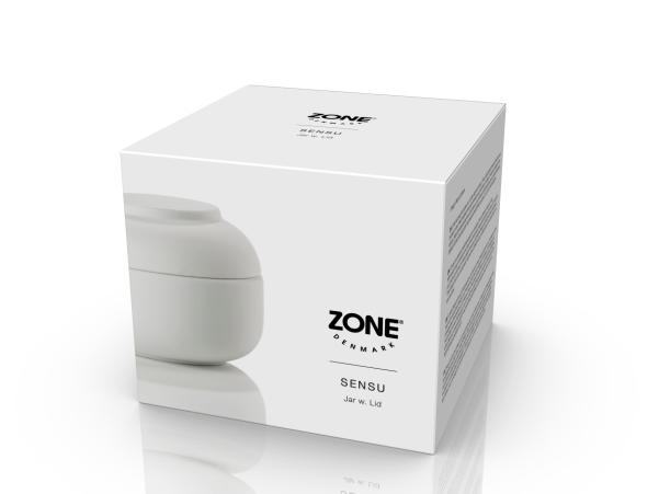 Bitz Zone Denmark Sensu Jar With Lid Dia 10 X 7 5 Cm White