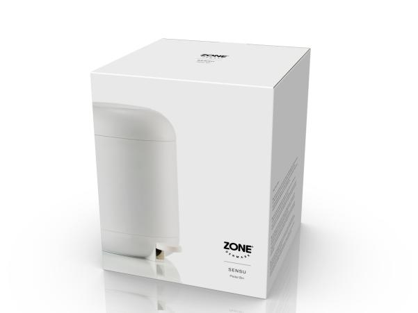Bitz Zone Denmark Sensu Pedal Bin 24 5 X 20 X 26 5 Cm 4 Liter White