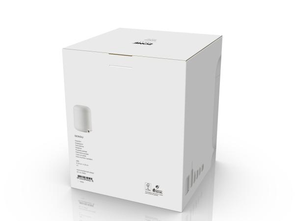Bitz Zone Denmark Sensu Pedal Bin 24 5 X 20 X 26 5 Cm 4 Liter White