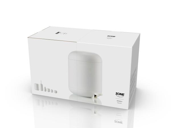 Bitz Zone Denmark Sensu Pedal Bin 24 5 X 20 X 26 5 Cm 4 Liter White