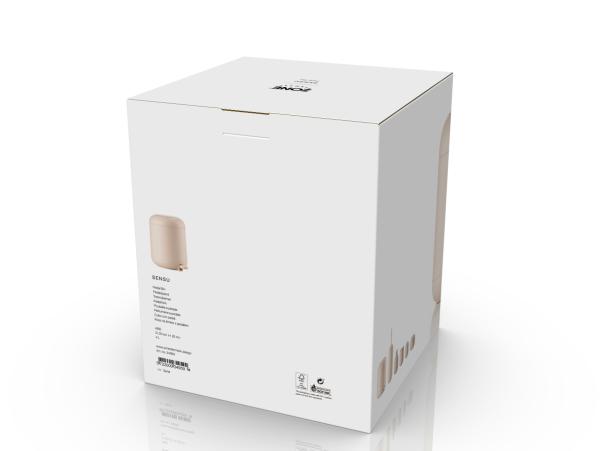 Bitz Zone Denmark Sensu Pedal Bin 24 5 X 20 X 26 5 Cm 4 Liter Sand