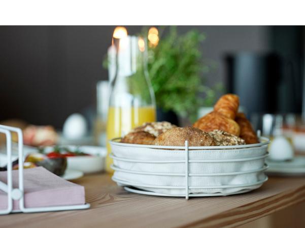 Bitz Zone Denmark Singles Bread Basket Dia. 25.5 X 8 Cm Warm Grey