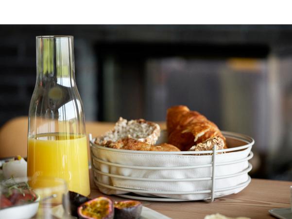 Bitz Zone Denmark Singles Bread Basket Dia. 25.5 X 8 Cm Warm Grey