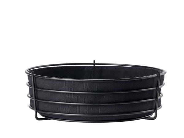 bitz Zone Denmark Singles Bread Basket Dia. 25.5 x 8 cm Black