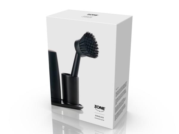 Bitz Zone Denmark Singles Dishwashing Set 15 X 8.1 Cm Black