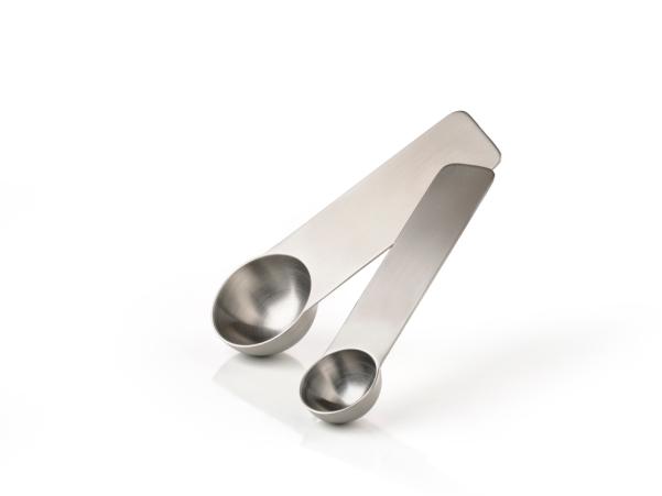 Bitz Zone Denmark Singles Measuring Spoons Set 12 X 3 6 Cm 15/5 Ml 2 Pcs Steel